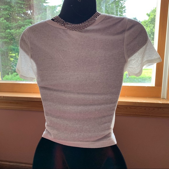 Set of 3 Bozzolo Heathered Crop Tees - Picture 4 of 8